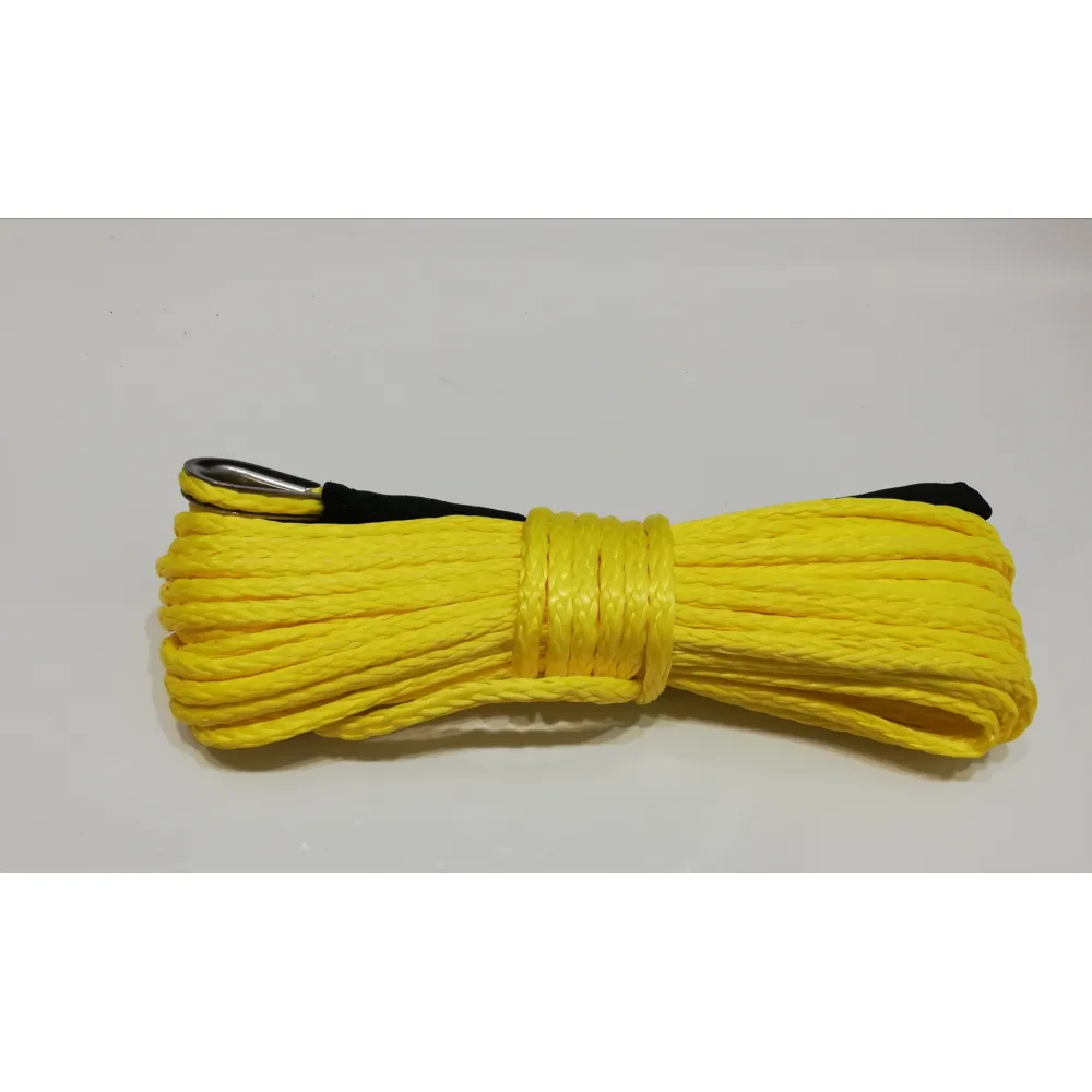 GERVĖS LYNAS SINTETINIS 6MM - 15M GELTONAS