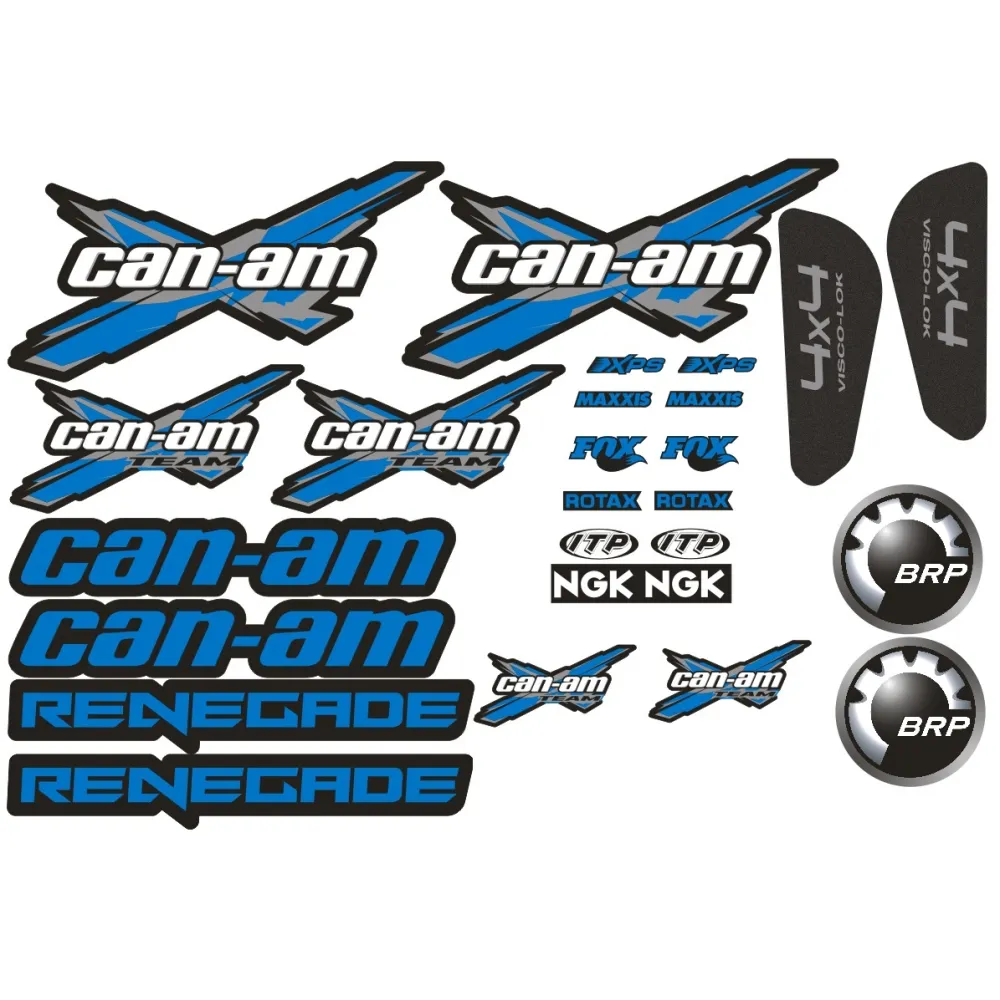 CAN-AM RENEGADE LIPDUKŲ RINKINYS MĖLYNA SPALVA