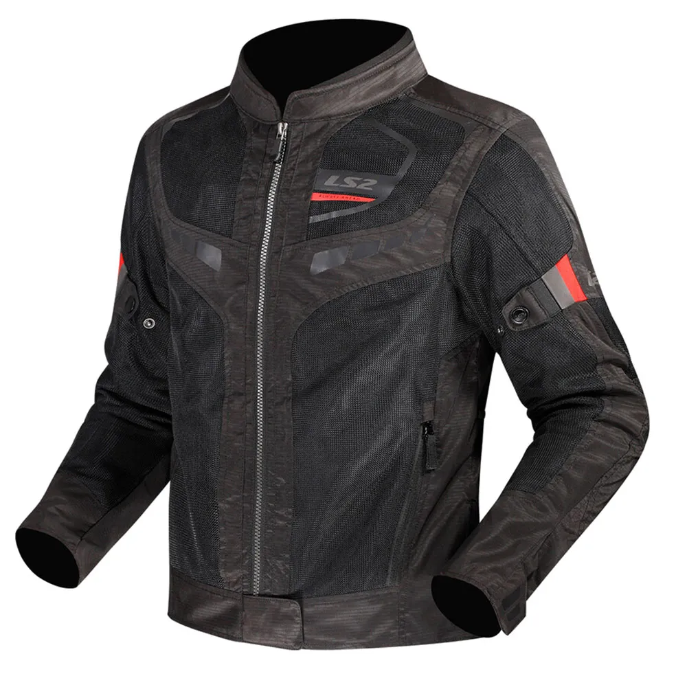 STRIUKĖ LS2 GARDA AIR MOTERIMS – JUODA / RAUDONA