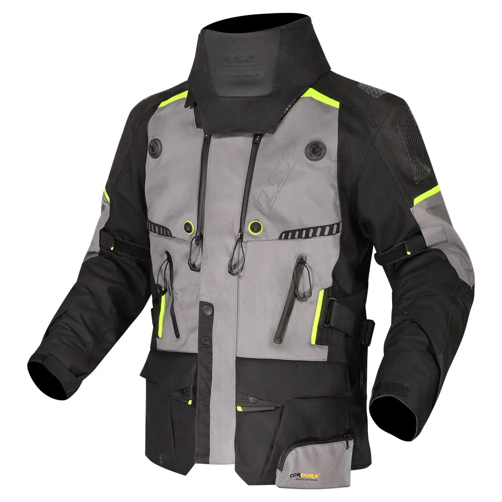 STRIUKĖ LS2 APOLLO VYRAMS – PILKA / HI-VIS GELTONA