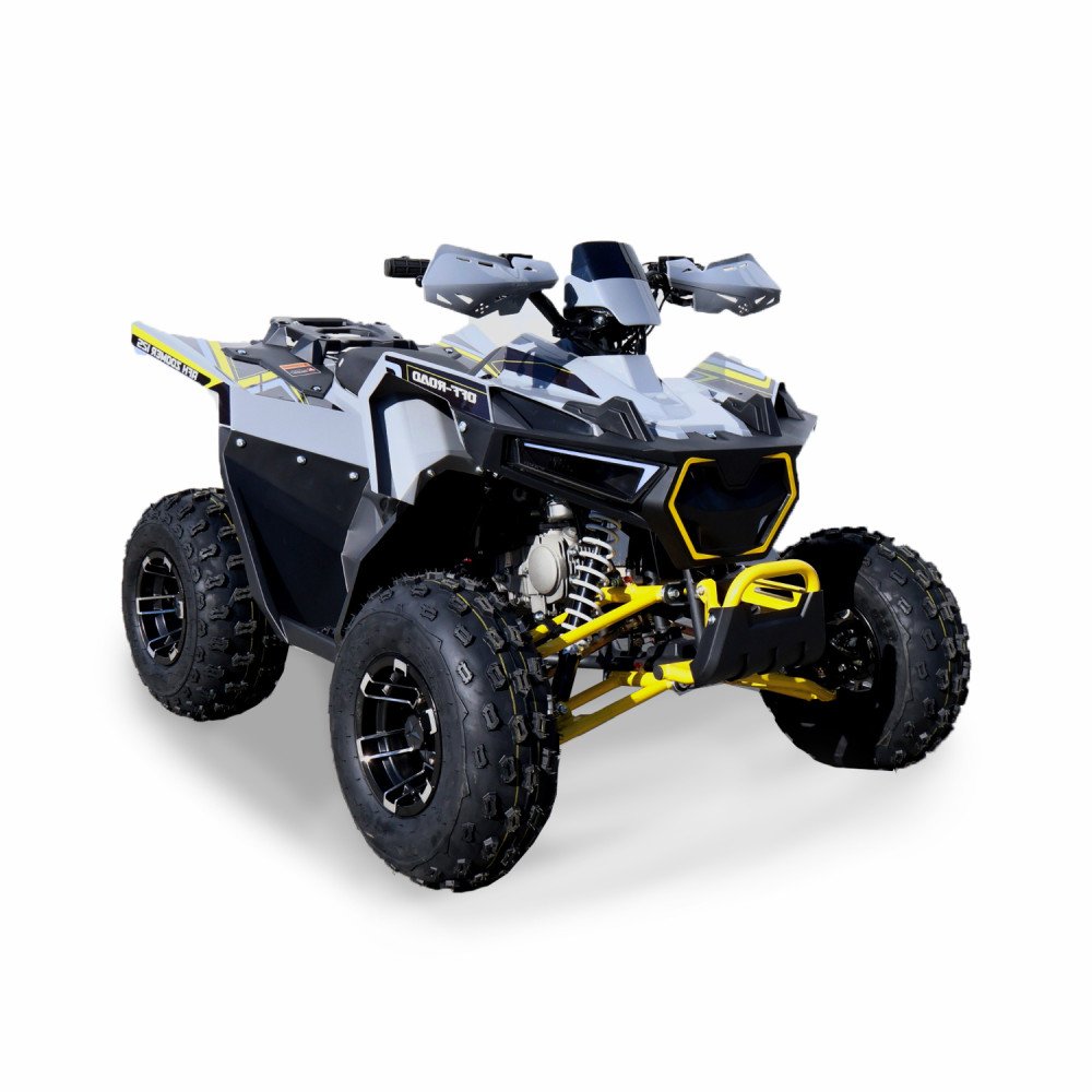 VAIKIŠKAS BENZININIS KETURRATIS AFH ZOOMER 125CC PILKAS