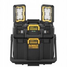 DeWALT Tough-Box 2.0 COMPACT aukšta dėžė + prožektorius DWST08061-1