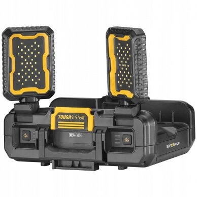 DeWALT Tough-Box 2.0 COMPACT aukšta dėžė + prožektorius DWST08061-1 1