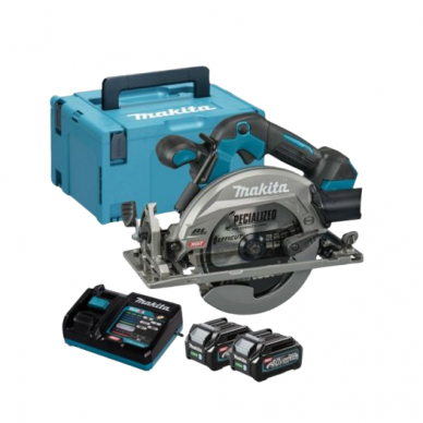 Makita HS004GM201 XGT diskinis pjūklas 2x4 Ah