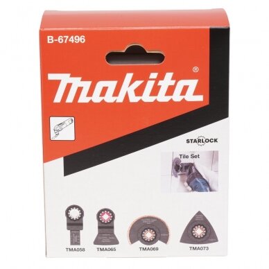 Makita pjūklelių komplektas 4 vnt B-67496 1