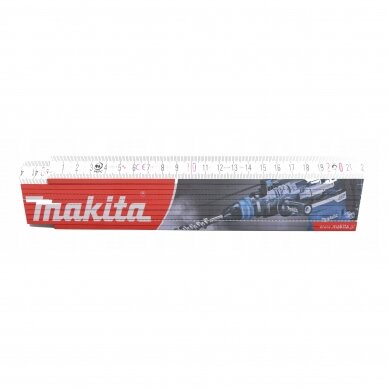 Sulankstoma medinė liniuotė 2m,Makita R-0193 1