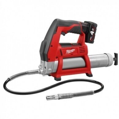 Akum. tepalo švirkštas Milwaukee M12 GG-401B; 12 V; 1x4,0Ah akum.