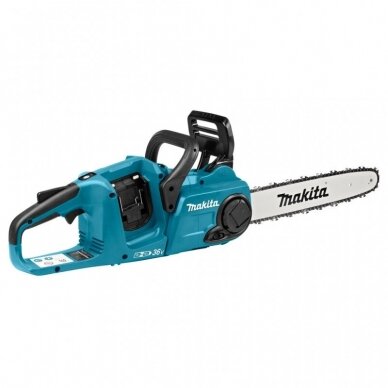 Akumuliatorinis grandininis pjūklas MAKITA DUC353Z 2x18 V; 35 cm juosta;  1