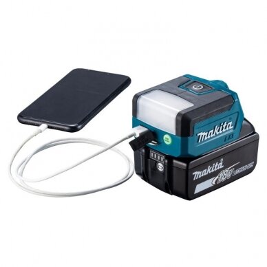 Akumuliatorinis LED prožektorius Makita DML817 su USB 2.4A 2