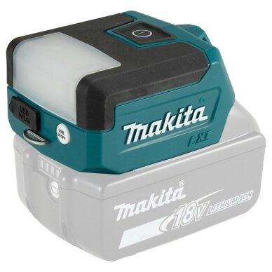 Akumuliatorinis LED prožektorius Makita DML817 su USB 2.4A