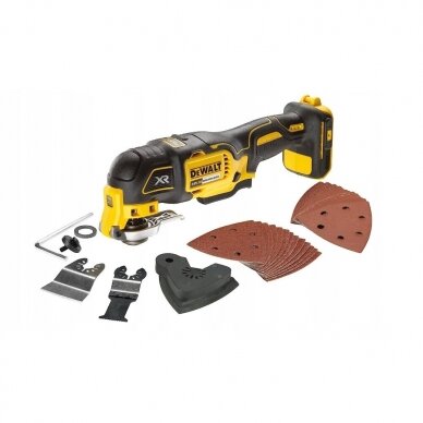 AKUMULIATORINIS MULTIFUNKCINIS ĮRANKIS DEWALT DCS355N (18V. BE AKUMULIATORIŲ IR KROVIKLIO)