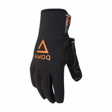 AMOQ NEOPRENE PIRŠTINĖS JUODA/ ORANŽINĖ