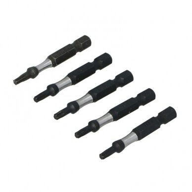 Antgaliai smūginiai TORX 5vnt. Draumet  T15 (EG*9029)