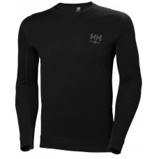 Apatiniai marškinėliai LIFA MERINO CREWNECK, juoda 2XL, Helly Hansen Workwear