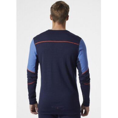 Apatiniai marškinėliai Lifa Merino Crewneck, šviesiai mėlyna L, Helly Hansen WorkWear 2