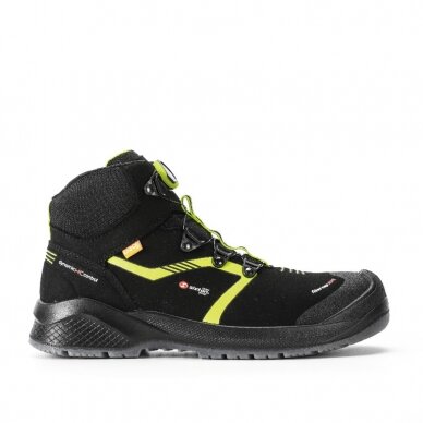 Apsauginiai batai Scatto BOA Resolute,  juoda/geltona S3 ESD SRC 45, Sixton Peak