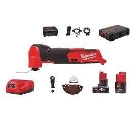 Daugiafunkcinis įrankis Milwaukee M12 FMT-422X; 12 V; 1x4,0; 1x2,0 Ah akum.