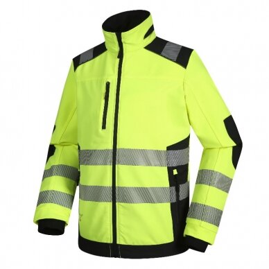 Darbinis švarkas Titan DS125G stretch, Hi-Vis CL2, geltona 2XL, Pesso 2