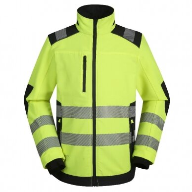 Darbinis švarkas Titan DS125G stretch, Hi-Vis CL2, geltona 2XL, Pesso