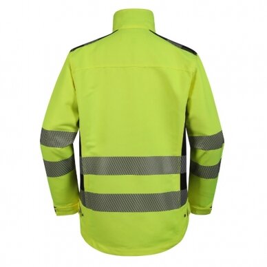 Darbinis švarkas Uranus DS135G, Hi-Vis CL2,  geltona 2XL, Pesso 1