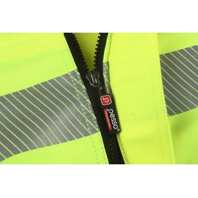 Darbinis švarkas Uranus DS135G, Hi-Vis CL2,  geltona 2XL, Pesso 2