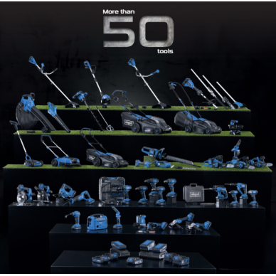 Daugiafunkcinis sodo įrankis BC-MFH400-X 2x20V korpusas, Scheppach 7