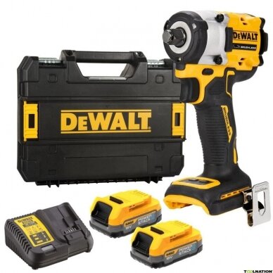 DCF921E2T DeWALT 18V smūginis 1/2