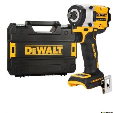 DCF921NT DeWALT 18V smūginis 1/2" veržliasukis (Be akumuliatoriaus ir kroviklio)