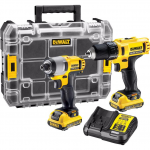 DeWALT DCK211D2T Įrankių rinkinys (DCF815 + DCD710); 10.8V; 2x2.0 Ah