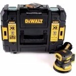 DeWALT DCW210NT Ekscentrinis šlifuoklis; 18V (be akumuliatoriaus ir pakrovėjo)