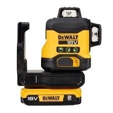 DeWALT DCLE34031D1 kryžminių linijų lazeris, 18V, 1x2,0 Ah, žalias 1