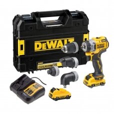 DeWALT DCD703L2T Suktuvas-gręžtuvas 12V; 2x3.0Ah