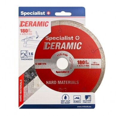 DEIM. DISKAS CERAMIC 180X25,4/8X1,6 MM 11/2-3180