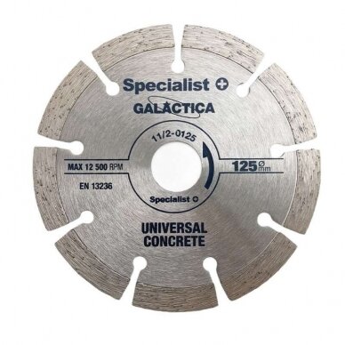 DEIM. DISKAS GALACTICA 125X10X22,2 MM 11/2-0125