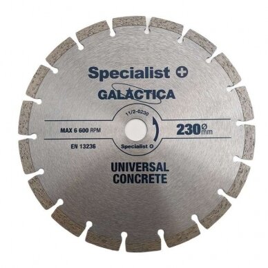 DEIM. DISKAS GALACTICA 230X10X22,2 MM 11/2-0230