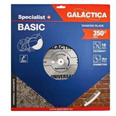 DEIM. DISKAS GALACTICA 350X10X25,4MM  11/2-0350 1