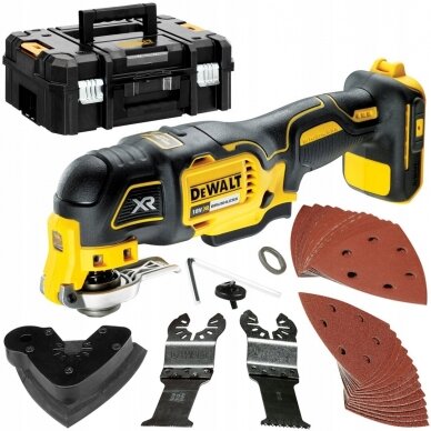 DeWalt 300 W 18 V daugiafunkcis šlifuoklis DCS355N + TSTAK II