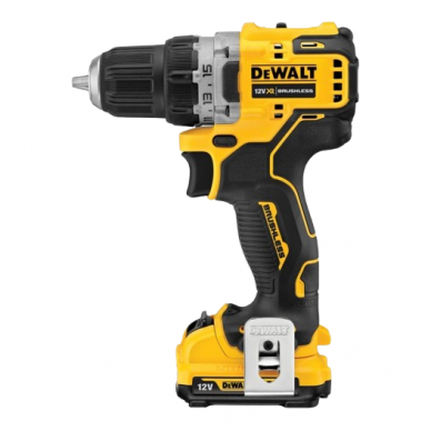 DeWALT DCD701D2 Suktuvas-gręžtuvas 12V; 2x2.0Ah 1