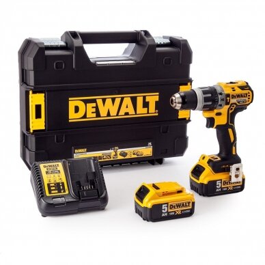 DeWALT DCD796P2 Smūginis suktuvas-gręžtuvas 18V; 2x5.0Ah