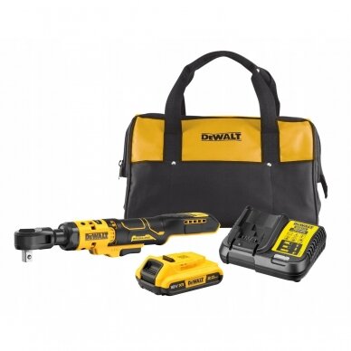 DeWALT DCF512D1 smūginis kampinis veržliasukis 1x2 Ah