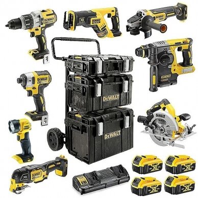 DeWALT DCK853P4 Įrankių rinkinys 18V; 4x5.0 Ah