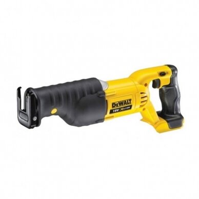 DeWALT DCS380N akumuliatorinis tiesinis pjūklas; 18V (be akumuliatoriaus ir pakrovėjo)