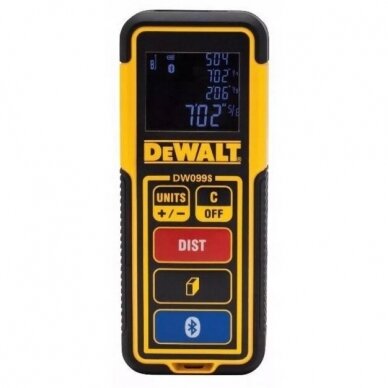 DeWALT DW099S lazerinis atstumo matuoklis BLUETOOTH