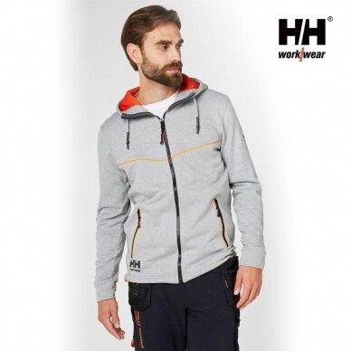 Džemperis CHELSEA EVOLUTION HOOD, pilkas, Helly Hansen WorkWear 1