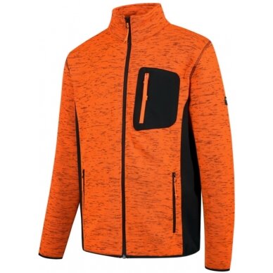 Džemperis didelio matomumo Florence, oranžinė/juoda XL, Pesso