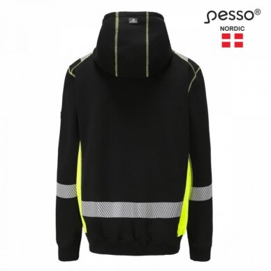 Džemperis Jersey_HV, juoda/geltona 2XL, Pesso 2