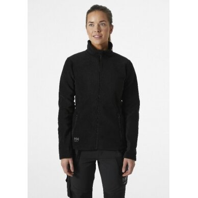 Fleece jacket Manchester 2.0 zip in, women, black L, Helly Hansen Workwear 3