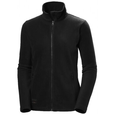 Fleece jacket Manchester 2.0 zip in, women, black S, Helly Hansen Workwear