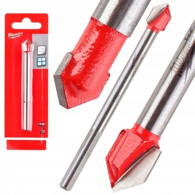 Grąžtas stiklui ir keraminėms plytelėms 7x60mm, Milwaukee 4932471857