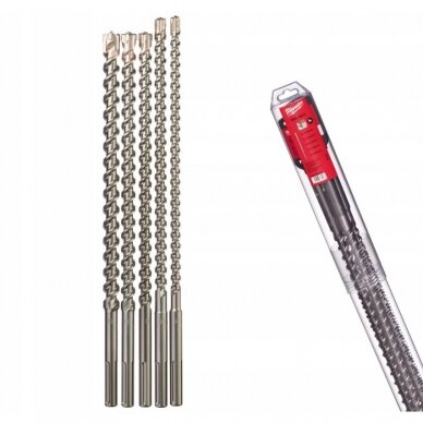 Grąžtų komplektas betonui Milwaukee 4932352800; SDS-max; 16-25 mm; 5 vnt.